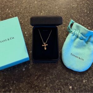 Tiffany & Co. Gold Cross Necklace